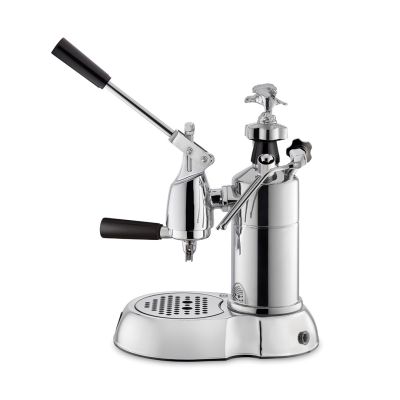 2. La Pavoni Milano Manual Lever Espresso Machine, Silver