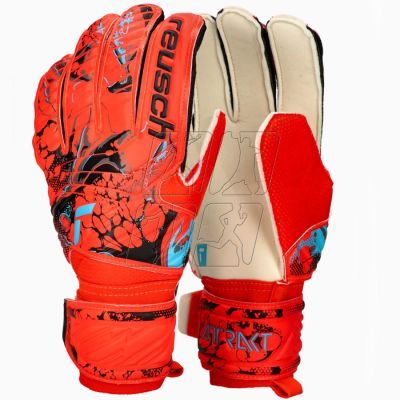 6. Reusch Attrakt Solid M 53 70 515 3334 goalkeeper gloves