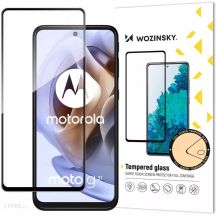 Wozinsky Full Glue Moto G51 Full Screen Tempered Glass with Black Frame