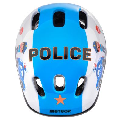 10. Meteor KS06 S 17443 Bicycle Helmet 48-52 cm Police