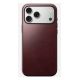 7. Nomad Modern Leather Case for 17.5 cm (6.9") mobile phone, Burgundy