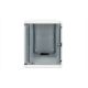 11. Digitus 19" 12U wall-mounted network cabinet 540x400, glass door, gray, undivided, unassembled, 60kg