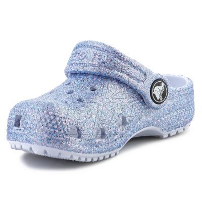 10. Crocs Classic Glitter Clog T Jr 206992-4PC clogs