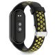 2. Tech-Protect IconBand Air Strap for Xiaomi Smart Band 8 / 9 / 10 / NFC - Black and Yellow