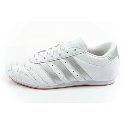 2. Adidas women's sports shoes Taekwondo Lace white fashionable leather