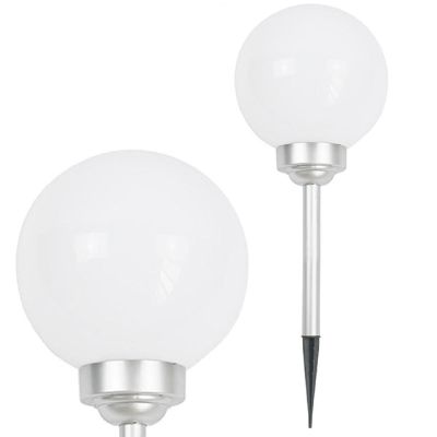11. SOLAR LAMP MILKY GLOBE 20x53.5CM