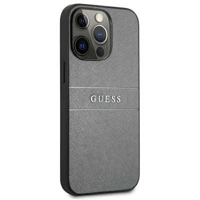 4. Guess GUHCP13LPSASBGR iPhone 13 Pro / 13 6.1" grey/grey Saffiano Strap
