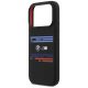 6. BMW M Silicon Horizontal Line MagSafe Case for iPhone 17 Pro - Black