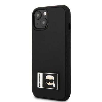 2. Karl Lagerfeld KLHCP13S3DKPK iPhone 13 mini 5,4 "black / black hardcase Ikonik Patch