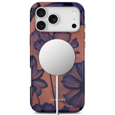 4. Tech-Protect Lamano MagSafe Case for iPhone 18 Pro Max / 17 Pro Max - Navy Blue/Brown