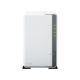 NAS Synology DS223j; Tower; 2x (3.5" SATA HDD); Realtek RTD1619B; 1 GB DDR4, 1x 1GbE RJ-45