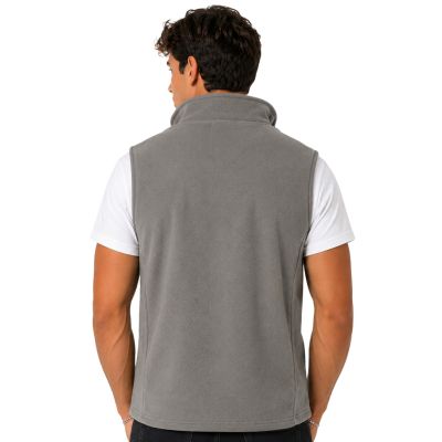 2. Men’s Fleece Jacket Geographical Norway VUG DARK GREY DB MEN 233 (WZ4424H/GN-DARK GREY)
