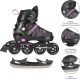 2. Nils Extreme NH11912 A 2in1 roller skates with replaceable hockey blade 31-34 Jr 16-21-045