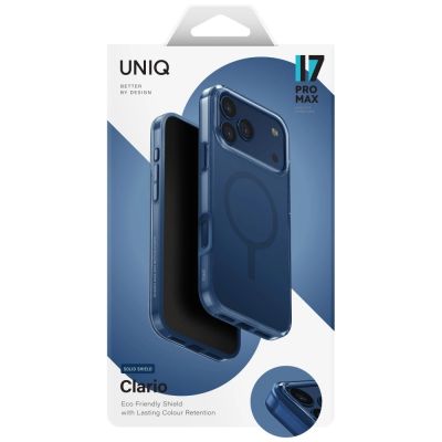 4. Uniq Clario Magclick Charging Case for iPhone 17 Pro Max - Blue