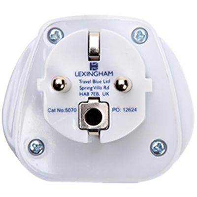2. LEXINGHAM UNIVERSAL ADAPTER WORLD → EU SHUCKO
