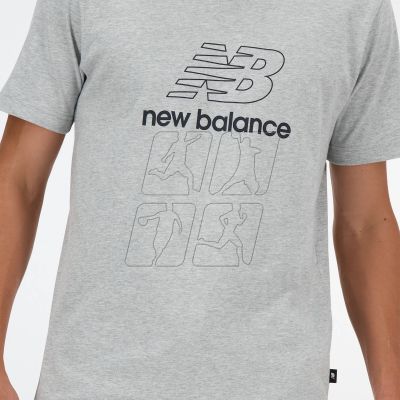 4. New Balance S/S Graphic V Flying NB AG M T-shirt MT41906AG