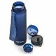 10. Meteor 650 ml navy blue sports bottle