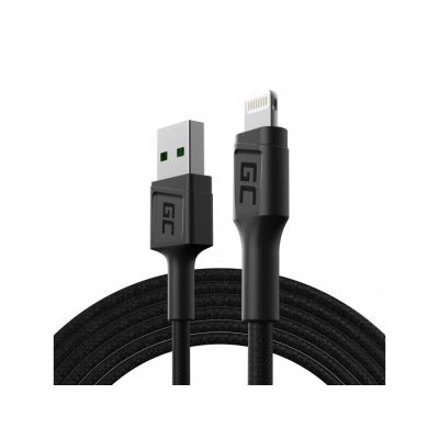GREEN CELL KABGC18 GC POWERSTREAM USB-A - LIGHTNING CABLE 200CM, FAST CHARGING