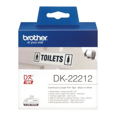 7. Brother DK-22212 Labeling Tapes Black on White