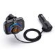 27. SAVIO TR-14 CAR FM TRANSMITTER WITH BLUETOOTH AND CHARGER, QUICK CHARGE 3.0 AND POWER DELIVERY, NOISE REDUCER