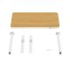 18. Tuckano Electric Height Adjustable Desk ET119W-C White/Oak. Desk top dimensions 120 x 60cm.