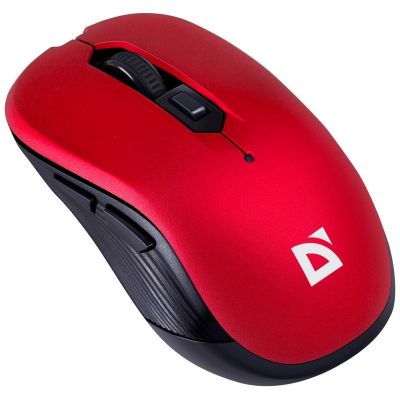 2. DEFENDER WIRELESS MOUSE GASSA MM-105 RF SILENT CLICK RED 52103