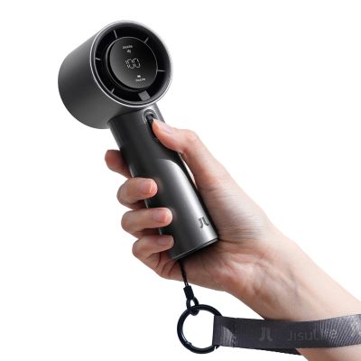 2. Jisulife Handheld Fan Pro1 S 5000mAh FA53PRO Mini Blower Portable USB Metal Fan - Dark Gray