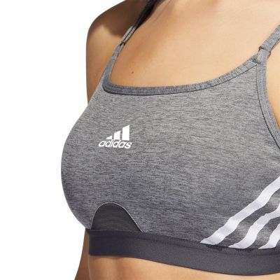 13. adidas Aeroreact Training Light-Support 3-Stripes Bra W HC7870