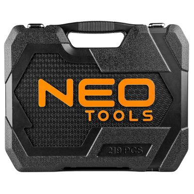 2. NEO Socket Set 219 pcs 1/2"–1/4" 10-076
