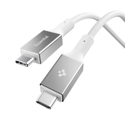 Spigen Essential EB10015CC USB-C / USB-C 100W 150cm Cable - White