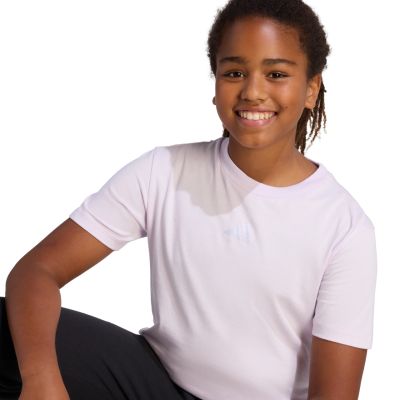 6. Adidas Essentials Kids T-Shirt Purple KS0405