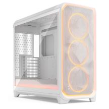 Fractal Design Meshify 3 XL Ambience Pro RGB Clear Tint White ATX case