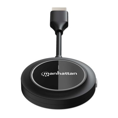 5. Manhattan 208444 AV Extender AV Transmitter Black
