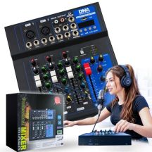 DNA T4MIX 4-Channel Analog Audio Mixer Blue