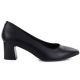 2. Women's black Sergio Leone PB413 pointed toe pumps