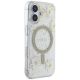 4. Guess Resin Flowers Glitter MagSafe iPhone 16 Case - Beige