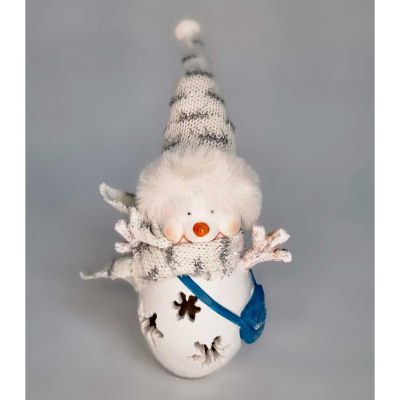28. LED SNOWMAN FIGURE 7x6x16CM