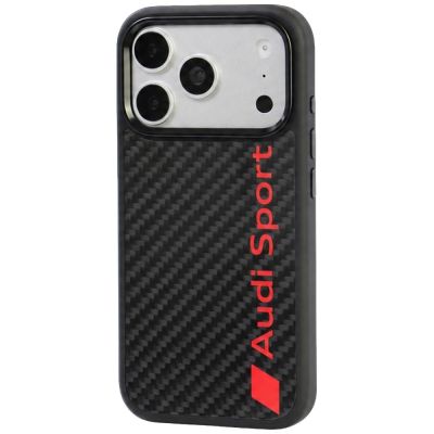 2. Audi R8 Carbon Fiber MagSafe Case for iPhone 18 Pro / 17 Pro - Black