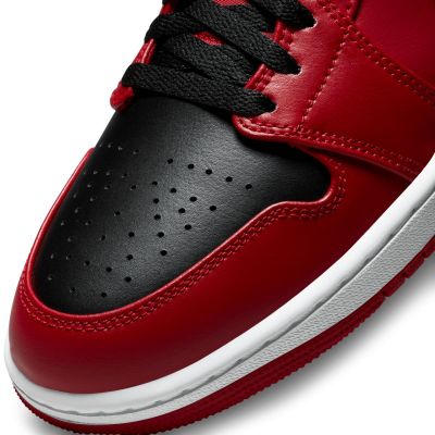 7. Nike Air Jordan 1 Mid Red/Black 51.5