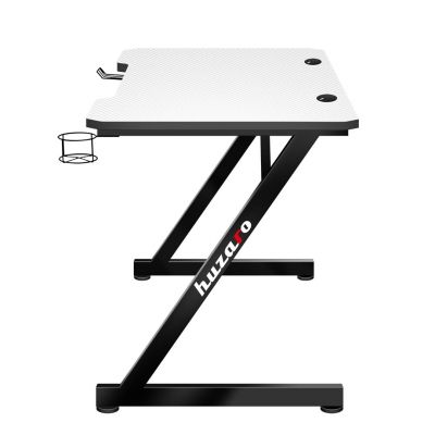 2. Huzaro Hero 2.5 White Gaming Desk