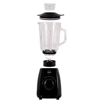 4. ELDOM BK6 NOXAR 100W BLACK 22000 RPM 1.8 L TEMPERED GLASS JUG TWO SPEED LEVELS + PULSE