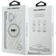 8. Karl Lagerfeld IML Karl Head Logo MagSafe Case for iPhone 16 - Gray