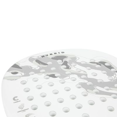 6. VIRTUFIT HYBRID PADEL RACKET - WHITE-GRAY