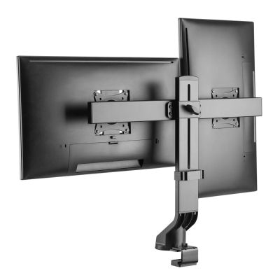 5. Mount for two monitors / dual monitor mount 17"–27", 14 kg, Maclean MC-854, VESA 75x75 100x100, compatible with MC-848 and MC-849