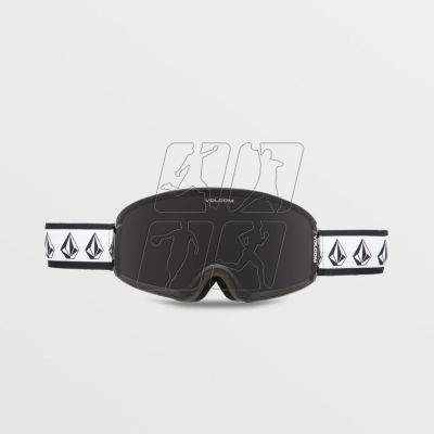 2. Volcom Migrations BLACK RERUN/DARK GRAY snowboard goggles (VG0022102)