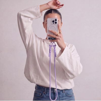 3. Tech-Protect C5SD Rope CrossBody Phone Lanyard - Lavender