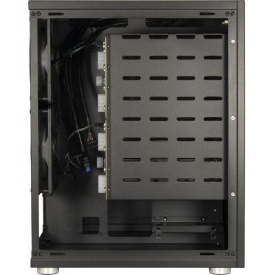 6. Inter-Tech Geh Mini IPC NAS-8 ITX, Micro-ATX, ATX 240x295x362 Case
