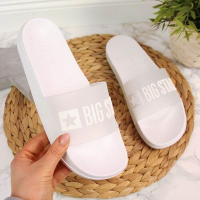 Big Star W FF274A199 white pool flip-flops