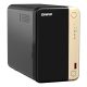 3. Qnap TS-264-8G, Tower, 2 x 2.5"/3.5" SATA, Intel Celeron N5105/N5095 4C/4T, 8 GB DDR4 onboard not expandable, 2 x 2.5GbE, optional 10GbE, External adapter (PSU)