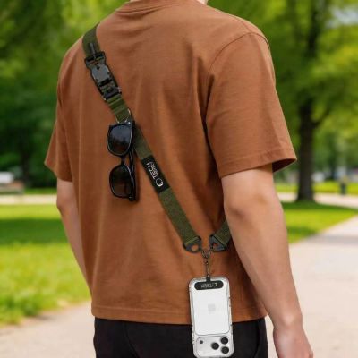 6. Tech-Protect C9S Rope Crossbody Phone Lanyard - Green